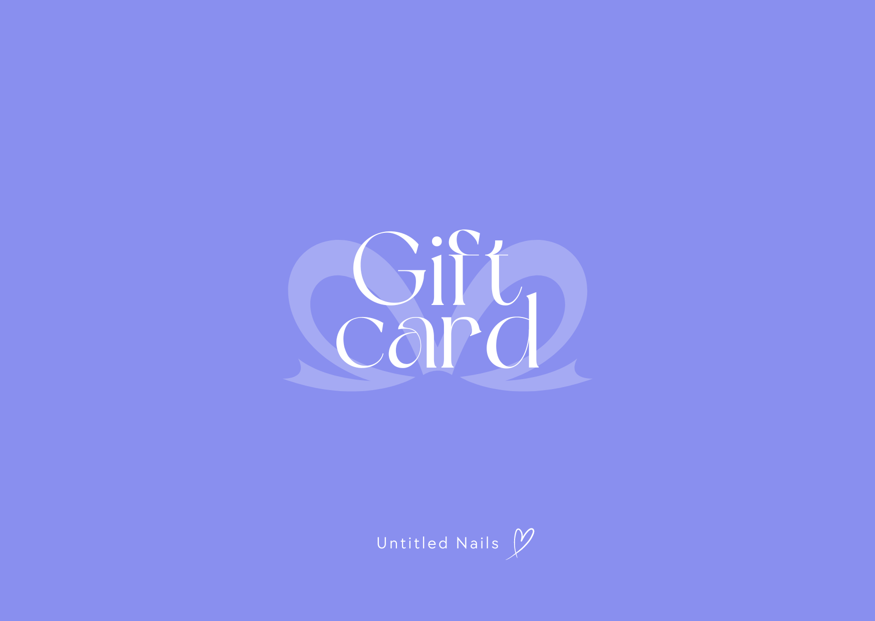 UNTITLED GIFT CARD
